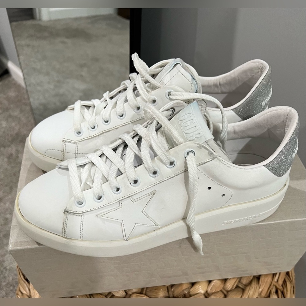 Golden Goose Pure Star Vegan Low-Top Sneakers Size 39